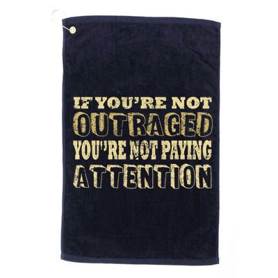 Outraged Attention Golf Towel