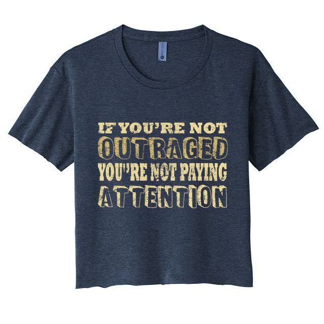 Outraged Attention Crop Top