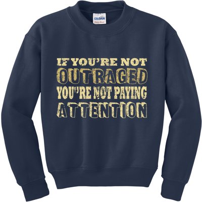 Outraged Attention Kids Sweatshirt