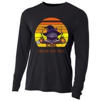 Oct Unleash Your Magic Funny Halloween Cooling Performance Long Sleeve Crew