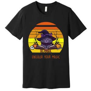 Oct Unleash Your Magic Funny Halloween Premium T-Shirt