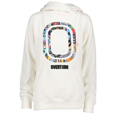 Overtime Vintage 2.0 Womens Funnel Neck Pullover Hood