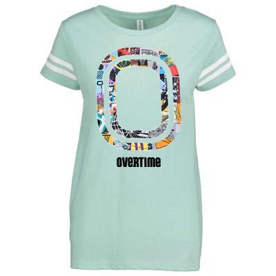 Overtime Vintage 2.0 Enza Ladies Jersey Football T-Shirt