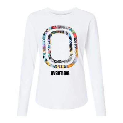 Overtime Vintage 2.0 Womens Cotton Relaxed Long Sleeve T-Shirt