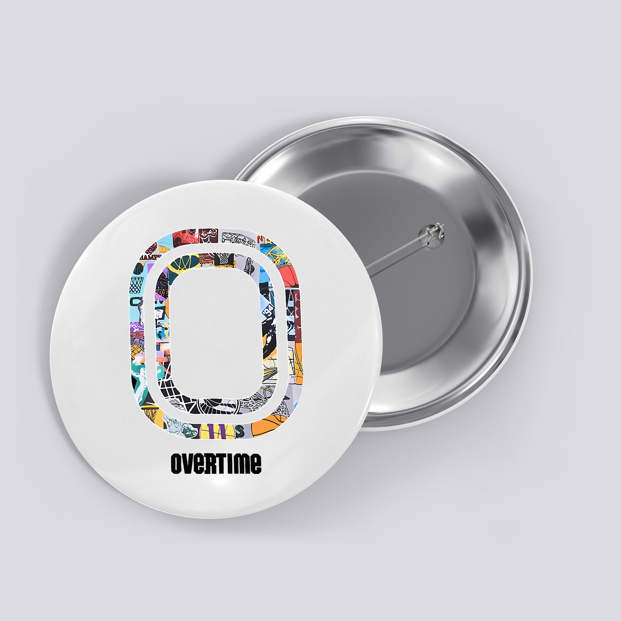 Overtime Vintage 2.0 Button