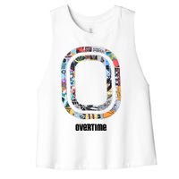 Overtime Vintage 2.0 Women's Racerback Cropped Tank