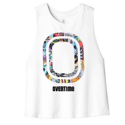 Overtime Vintage 2.0 Women's Racerback Cropped Tank