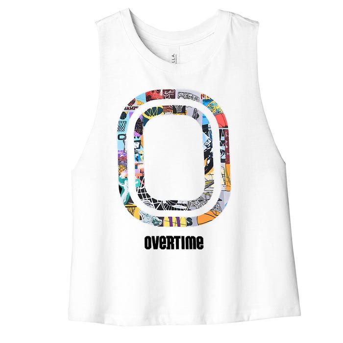 Overtime Vintage 2.0 Women's Racerback Cropped Tank