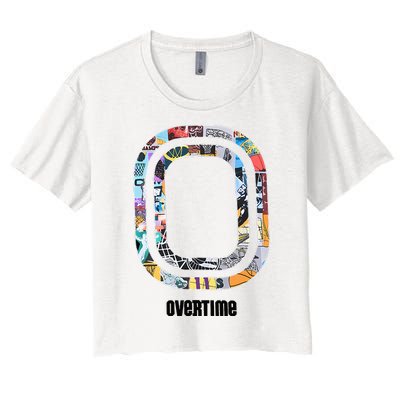 Overtime Vintage 2.0 Women's Crop Top Tee