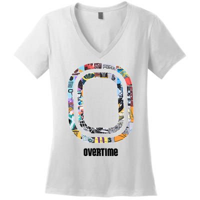 Overtime Vintage 2.0 Women's V-Neck T-Shirt