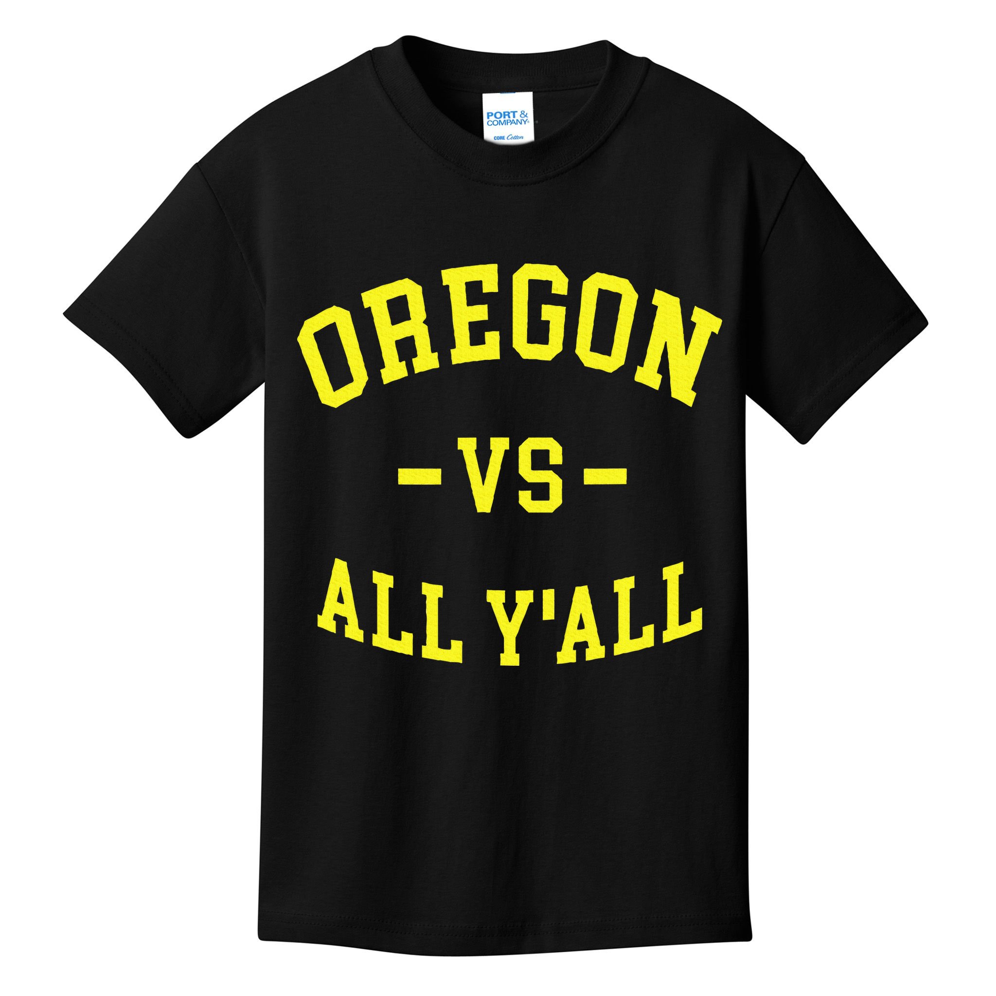 Oregon Vs All Yall Kids T-Shirt