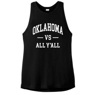 Oklahoma Vs All YAll Ladies PosiCharge Tri-Blend Wicking Tank