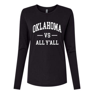 Oklahoma Vs All YAll Womens Cotton Relaxed Long Sleeve T-Shirt