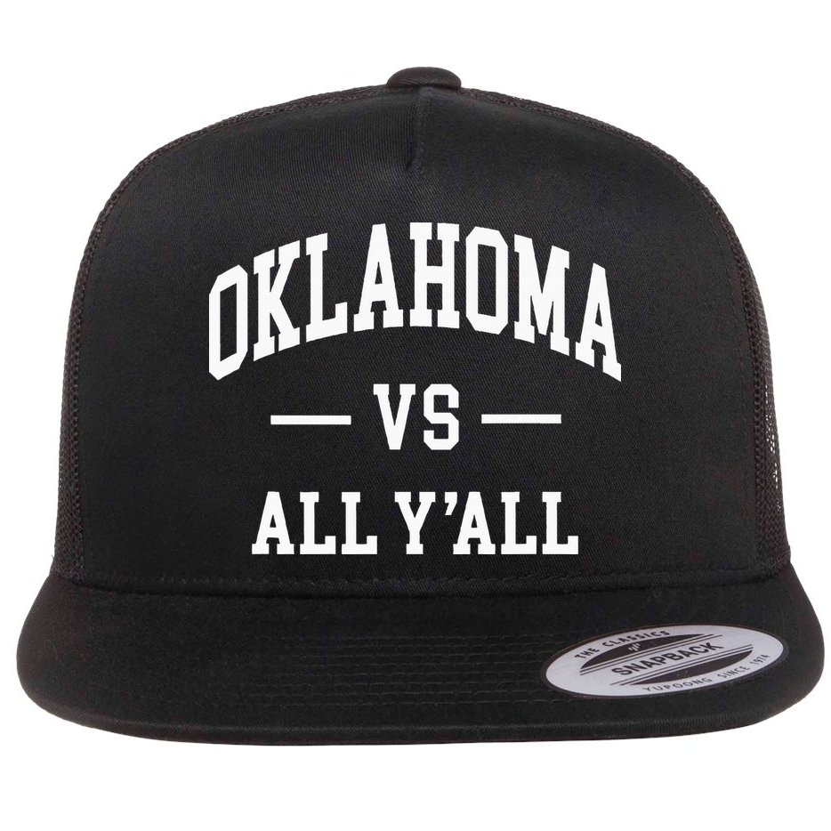 Oklahoma Vs All YAll Flat Bill Trucker Hat
