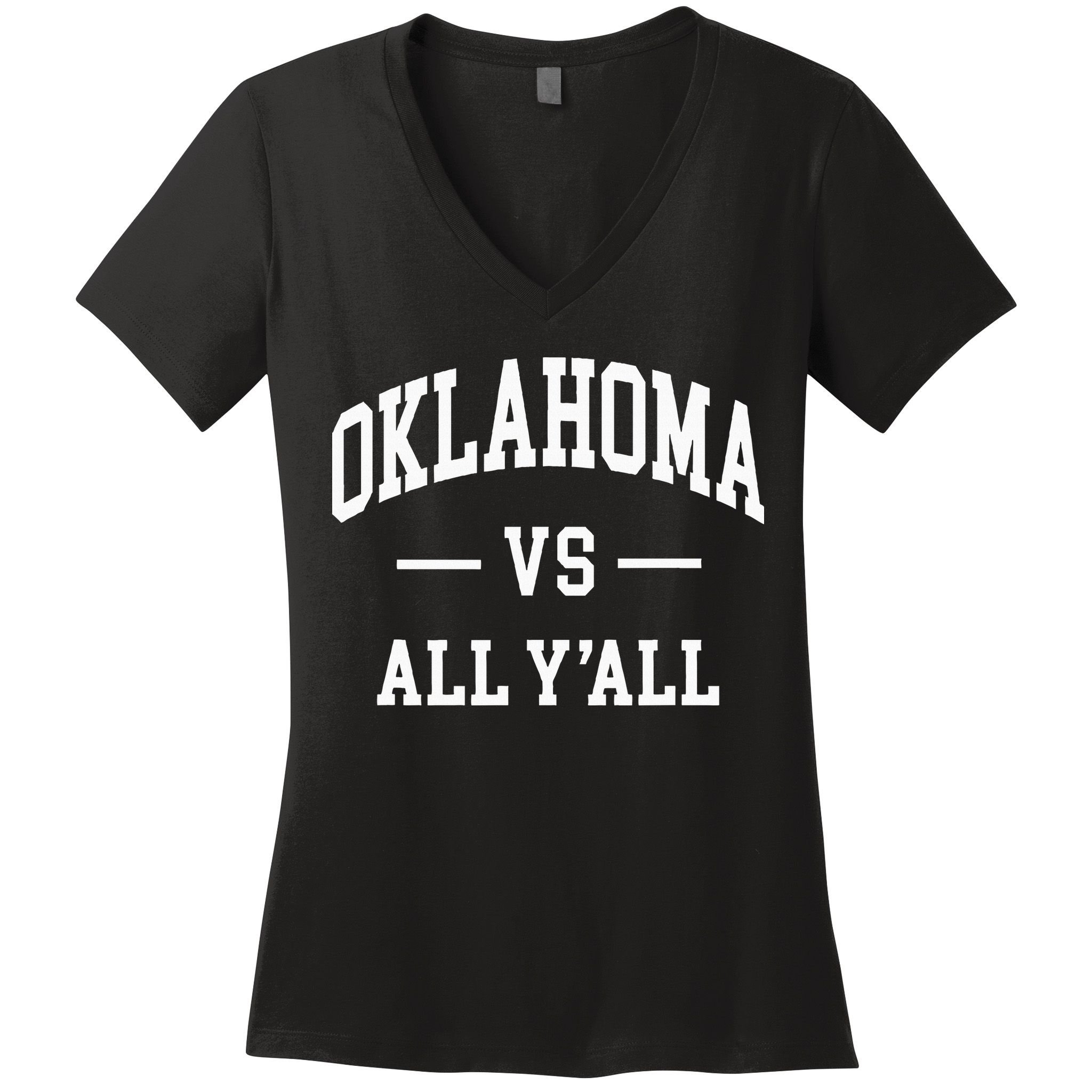 Oklahoma Vs All YAll Women's V-Neck T-Shirt