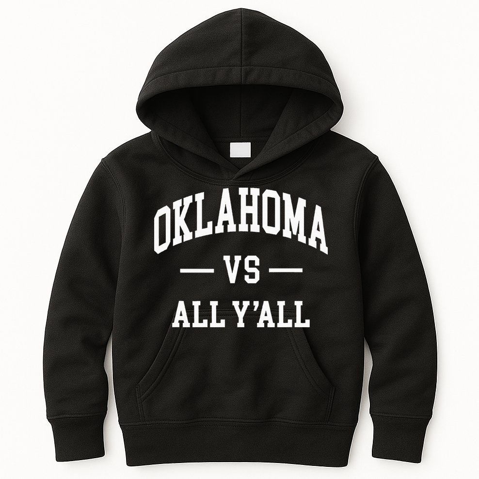 Oklahoma Vs All YAll Kids Hoodie
