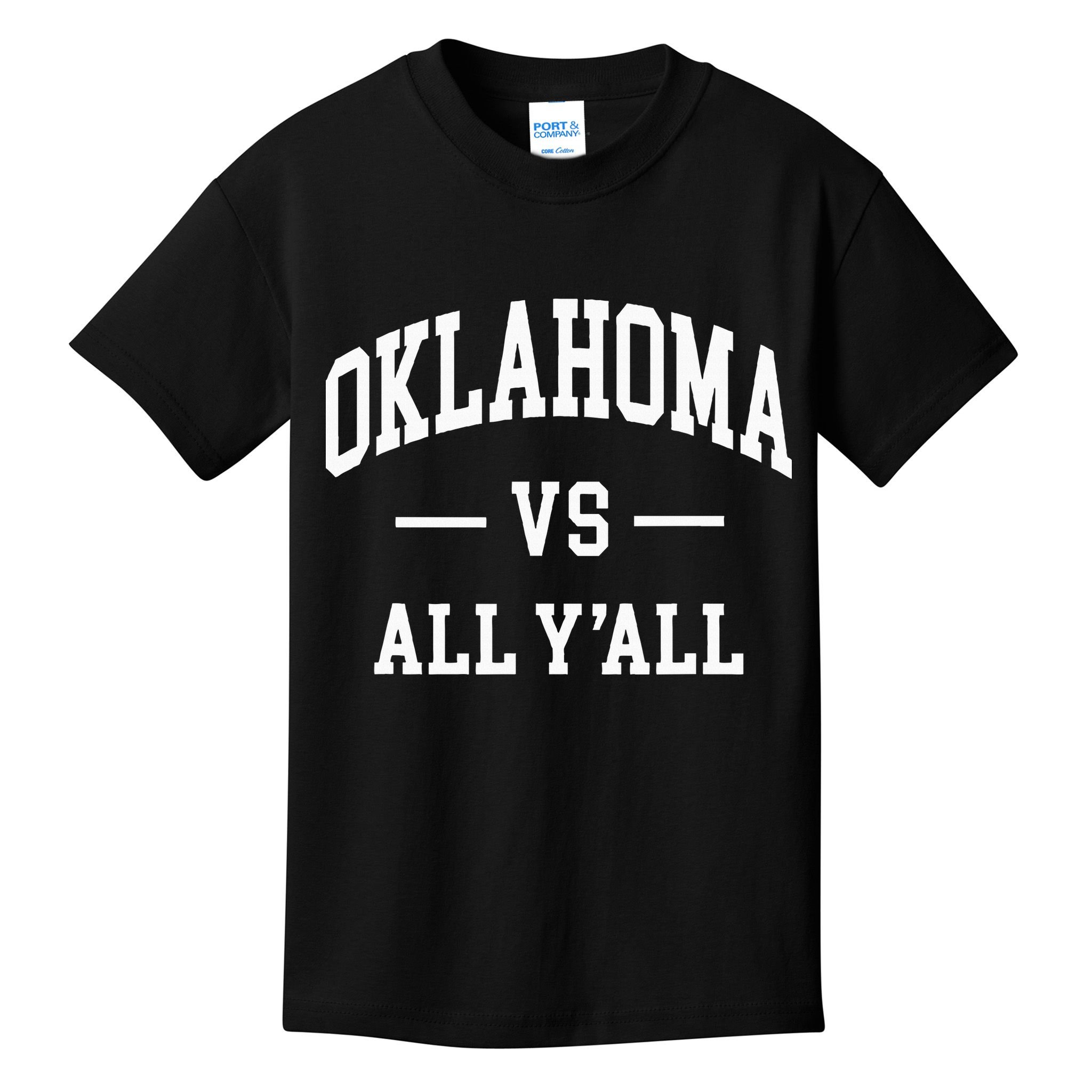 Oklahoma Vs All YAll Kids T-Shirt