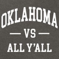 Oklahoma Vs All YAll Cotton Canvas Backpack