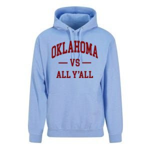 Oklahoma Vs All YAll Throwback Design Classic Unisex Surf Hoodie