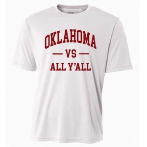 Oklahoma Vs All YAll Throwback Design Classic Cooling Performance Crew T-Shirt