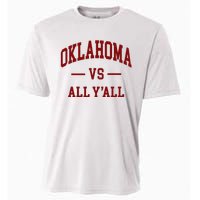 Oklahoma Vs All YAll Throwback Design Classic Cooling Performance Crew T-Shirt