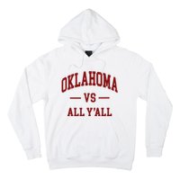 Oklahoma Vs All YAll Throwback Design Classic Hoodie