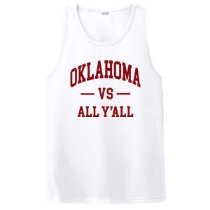 Oklahoma Vs All YAll Throwback Design Classic PosiCharge Competitor Tank