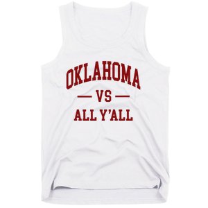 Oklahoma Vs All YAll Throwback Design Classic Tank Top