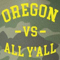 Oregon Vs All Yall Legacy Tie Dye Trucker Hat