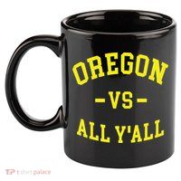 Oregon Vs All Yall 11oz C Handle Ceramic Mug