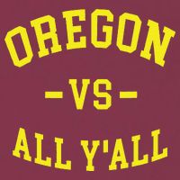 Oregon Vs All Yall 16oz Travel Tumbler