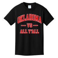 Oklahoma Vs All YAll Throwback Design Classic Kids T-Shirt