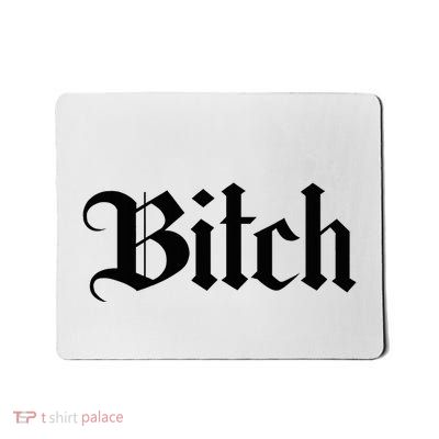 Offensive Vulgar Aesthetic Bitch Edgy E Girl E Boy Mousepad