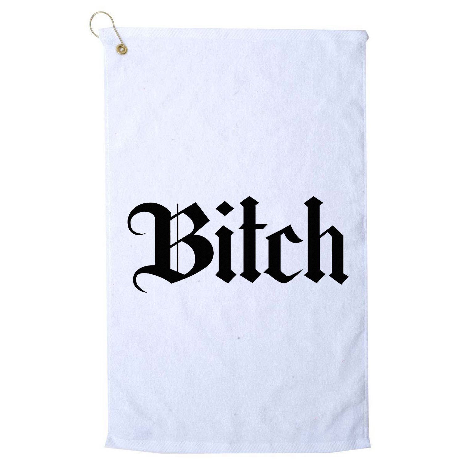 Offensive Vulgar Aesthetic Bitch Edgy E Girl E Boy Golf Towel