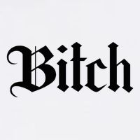 Offensive Vulgar Aesthetic Bitch Edgy E Girl E Boy Womens T-Shirt