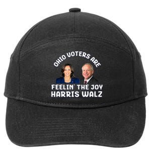 Ohio Voters Are Feelin The Joy Harris Walz Joy 7-Panel Snapback Hat