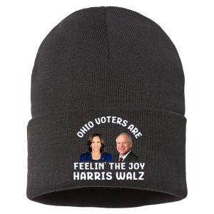 Ohio Voters Are Feelin The Joy Harris Walz Joy Sustainable Knit Beanie