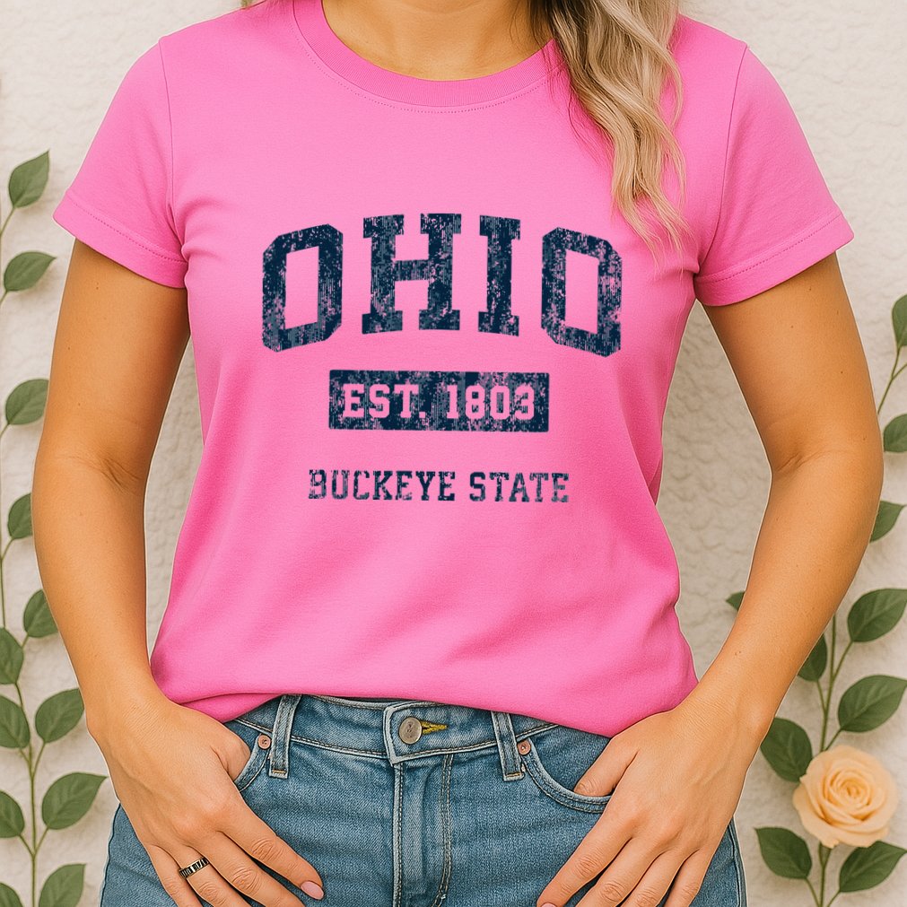 Ohio Vintage Athletic Sports Womens T-Shirt