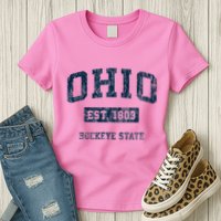 Ohio Vintage Athletic Sports Womens T-Shirt