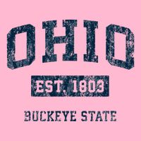 Ohio Vintage Athletic Sports Womens T-Shirt