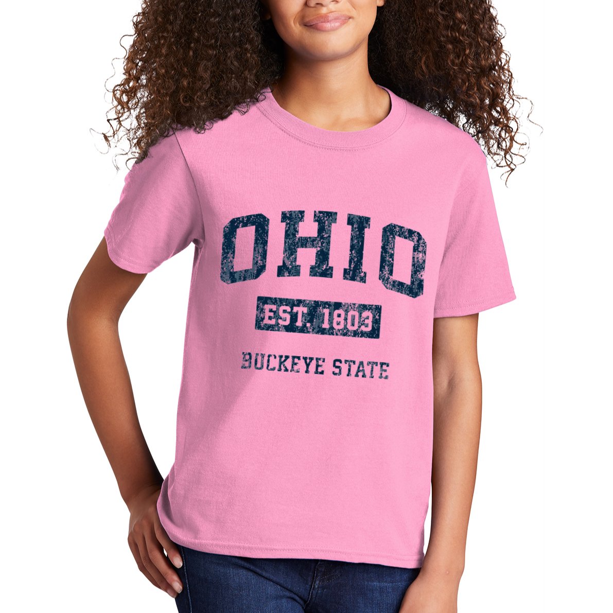Ohio Vintage Athletic Sports Kids T-Shirt