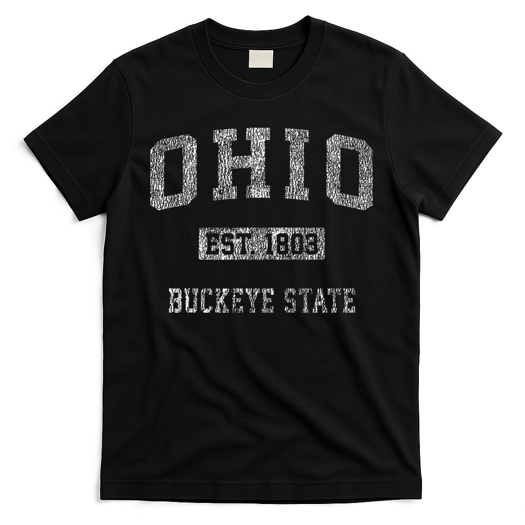 Ohio Vintage Athletic Sports Design T-Shirt