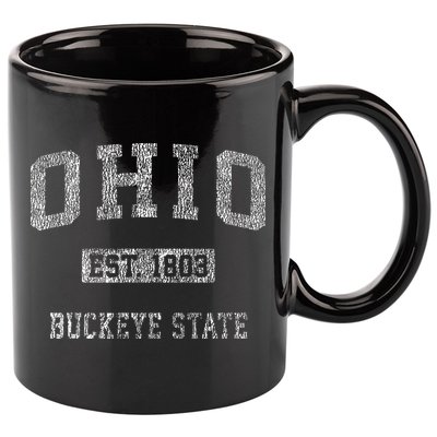 Ohio Vintage Athletic Sports Design 11oz C Handle Ceramic Mug