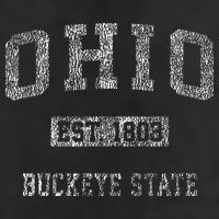 Ohio Vintage Athletic Sports Design Hat