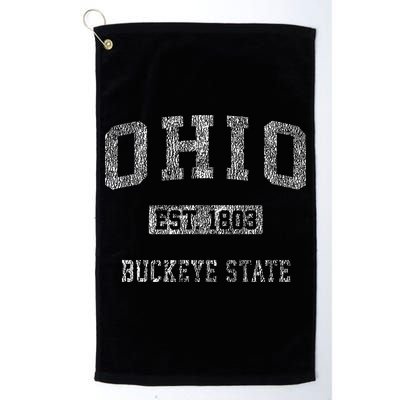 Ohio Vintage Athletic Sports Design Golf Towel