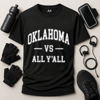 Oklahoma Vs All Yall Throwback Design Classic Cooling Performance Crew T-Shirt