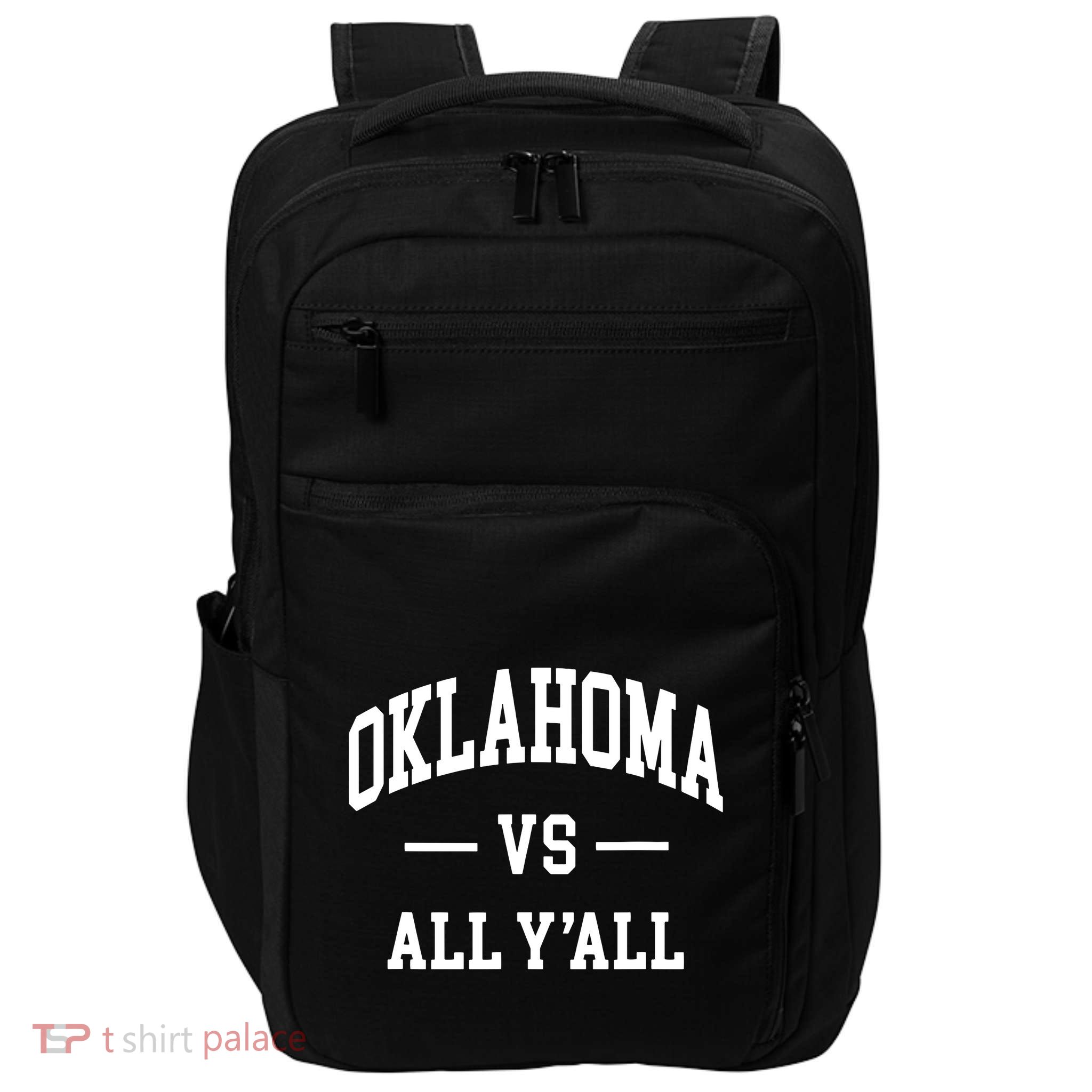 Oklahoma Vs All Yall Throwback Design Classic Impact Tech Backpack