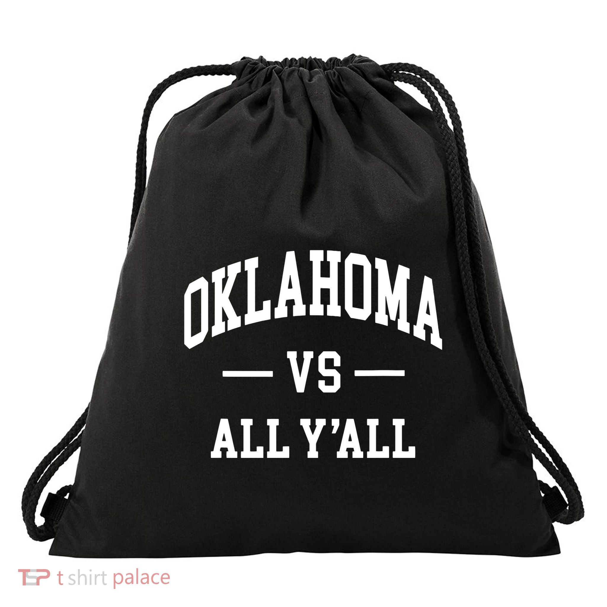 Oklahoma Vs All Yall Throwback Design Classic Drawstring Bag