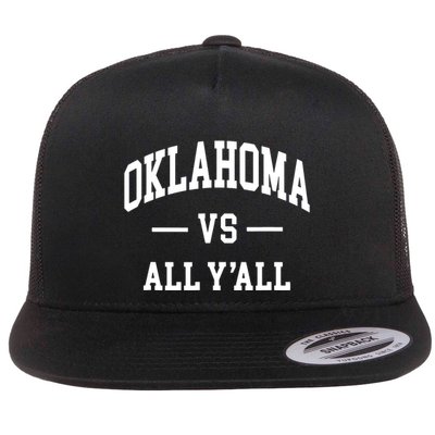 Oklahoma Vs All Yall Throwback Design Classic Flatbill Hat