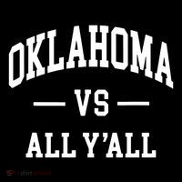 Oklahoma Vs All Yall Throwback Design Classic Poster